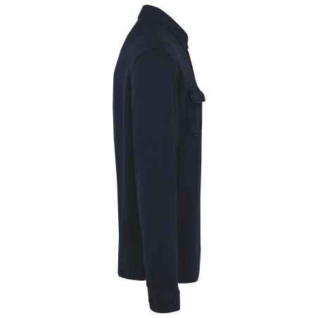 Sobrecamisa ecorresponsable efecto lavado de felpa perchada hombre