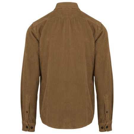 Eco-friendly men\\\'s washed effect corduroy overshirt
