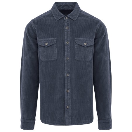 Sobrecamisa ecorresponsable efecto lavado de pana hombre