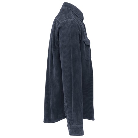 Eco-friendly men\\\'s washed effect corduroy overshirt