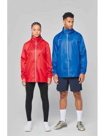 Adult unisex rain jacket