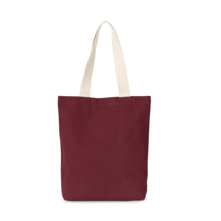 Bolsa shopper reciclada con fondo plano