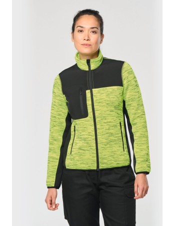Recycled ladies polytricot jacket