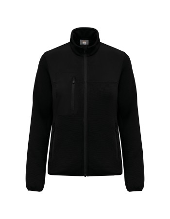 Recycled ladies polytricot jacket 2