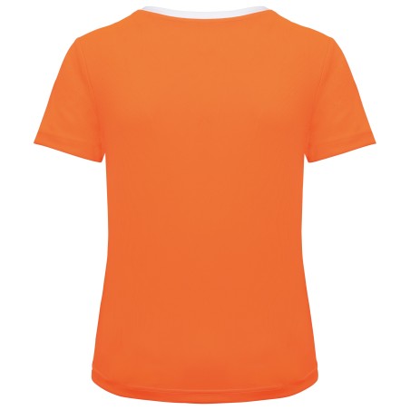 Camiseta de deporte ecorresponsable bicolor mujer