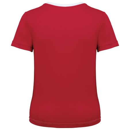 Camiseta de deporte ecorresponsable bicolor mujer