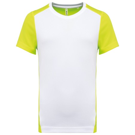 Camiseta de deporte ecorresponsable bicolor hombre