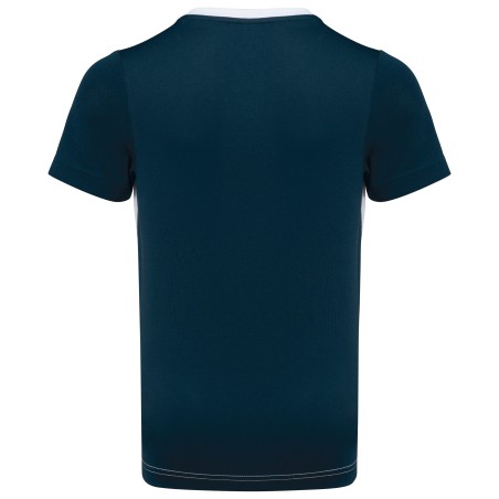 Camiseta de deporte ecorresponsable bicolor infantil