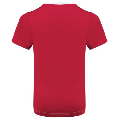 Camiseta de deporte ecorresponsable bicolor infantil
