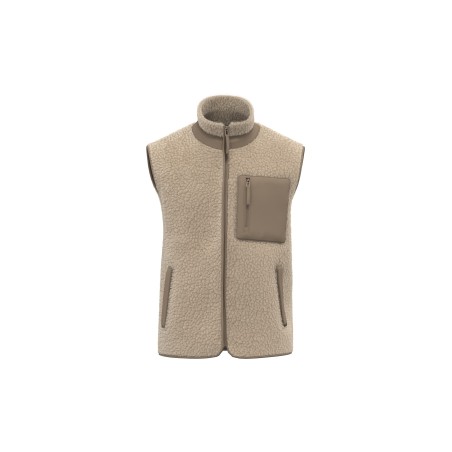 Eco-friendly unisex sherpa bodywarmer