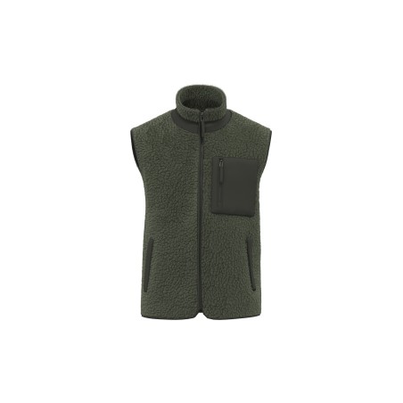 Eco-friendly unisex sherpa bodywarmer