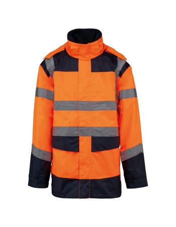 Parka de seguridad reciclada 4 en 1 unisex 2