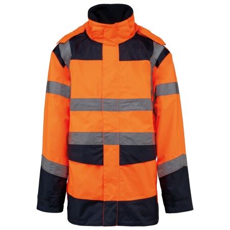 Parka de seguridad reciclada 4 en 1 unisex