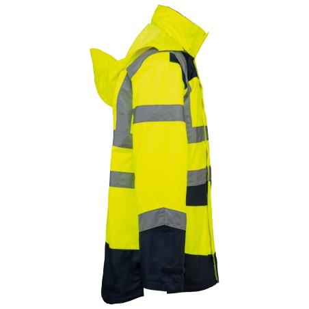 Parka de seguridad reciclada 4 en 1 unisex