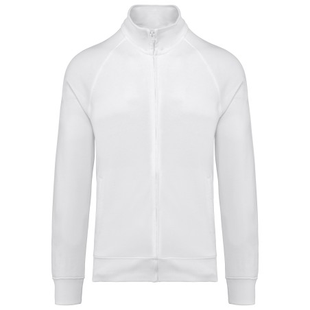 Chaqueta de felpa de algodón mangas raglán unisex