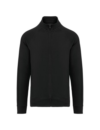 Chaqueta de felpa de algodón mangas raglán unisex 2
