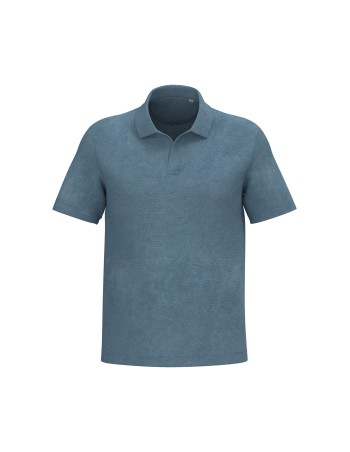 Eco-friendly men\\\'s Terry Towel polo shirt 2