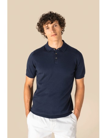 Polo ecorresponsable de punto hombre