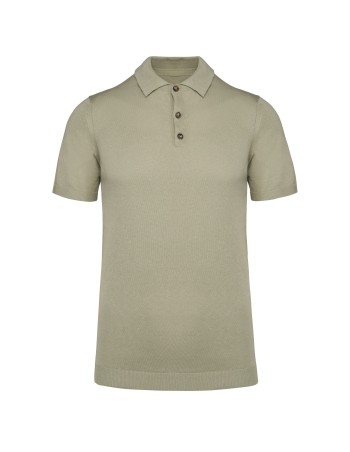 Eco-friendly men\\\'s knitted polo shirt 2