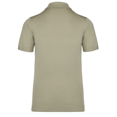 Eco-friendly men\\\'s knitted polo shirt