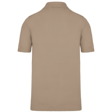Eco-friendly men\\\'s knitted polo shirt