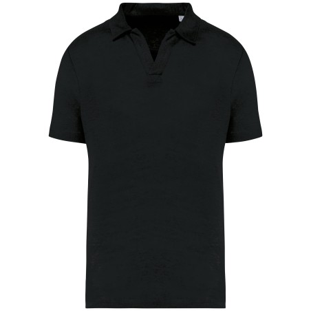 Polo de lino hombre