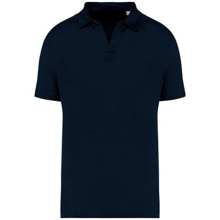 Polo de lino hombre
