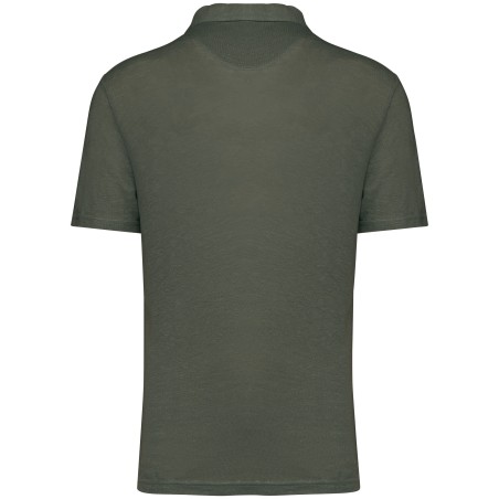 Men’s linen polo shirt