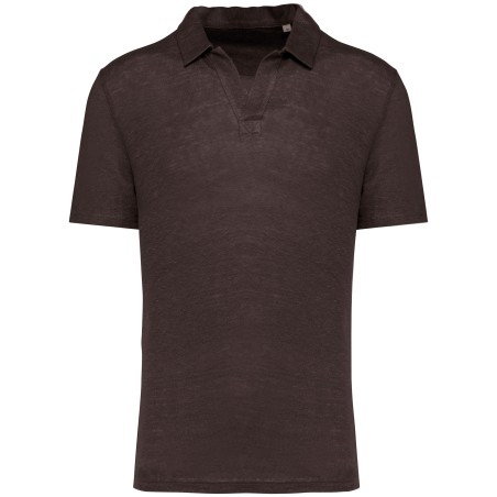 Polo de lino hombre