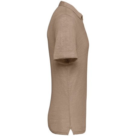 Men’s linen polo shirt