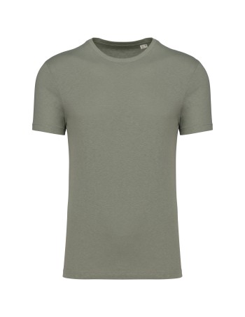 Camiseta ecorresponsable algodón orgánico y lino unisex 2
