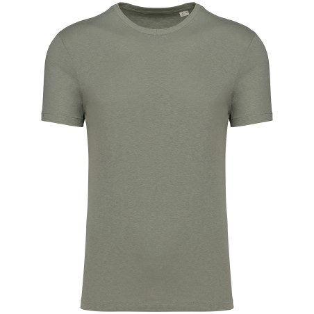 Camiseta ecorresponsable algodón orgánico y lino unisex