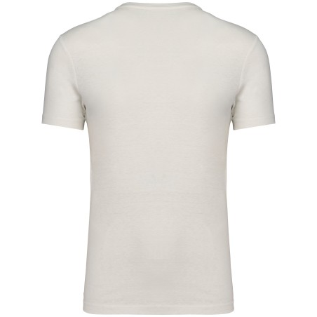 Camiseta ecorresponsable algodón orgánico y lino unisex