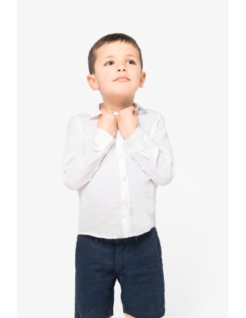 Camisa de lino infantil