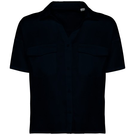 Eco-friendly Ladies\\\' oversized lyocell shirt