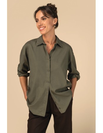 Eco-friendly ladies\\\' washed effect lyocell dropped...