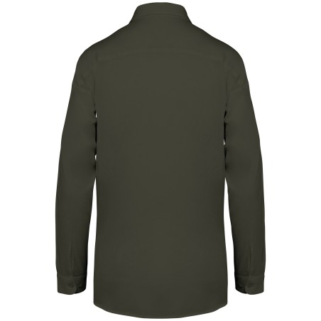 Eco-friendly ladies\\\' washed effect lyocell dropped shoulders shirt