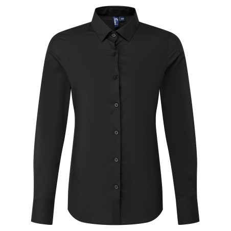 Camisa popelina RECYCLIGHT manga larga mujer
