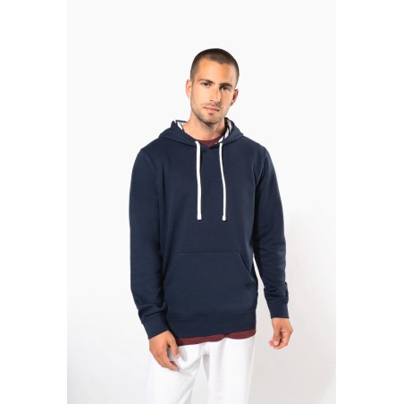 Sudadera con capucha de forro contrastado  - Unisex