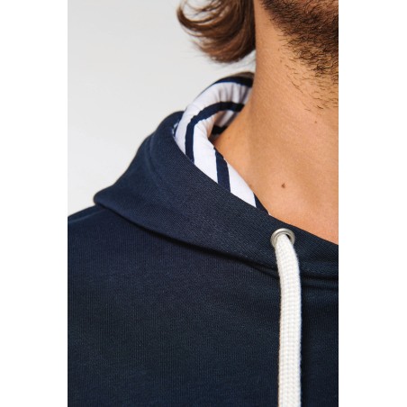 Sudadera con capucha de forro contrastado  - Unisex