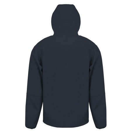 3-layer unisex recycled softshell jacket with hood