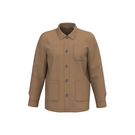 Chaqueta tipo worker ecorresponsable de efecto lavado unisex