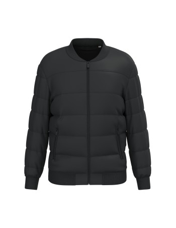 Eco-friendly unisex teddy collar padded jacket 2