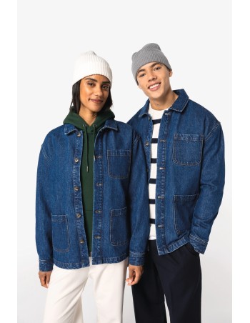 Chaqueta vaquera ecorresponsable de hombros caídos unisex
