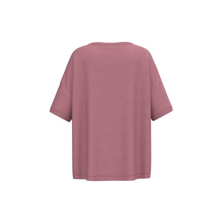 Camiseta ecorresponsable slub oversize mujer