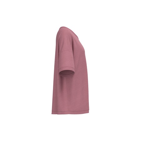 Camiseta ecorresponsable slub oversize mujer