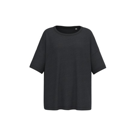 Eco-friendly ladies\\\' oversize slub t-shirt