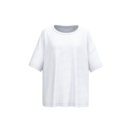 Eco-friendly ladies\\\' oversize slub t-shirt