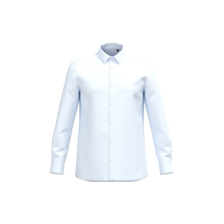 Camisa popelina de algodón Supima® hombre
