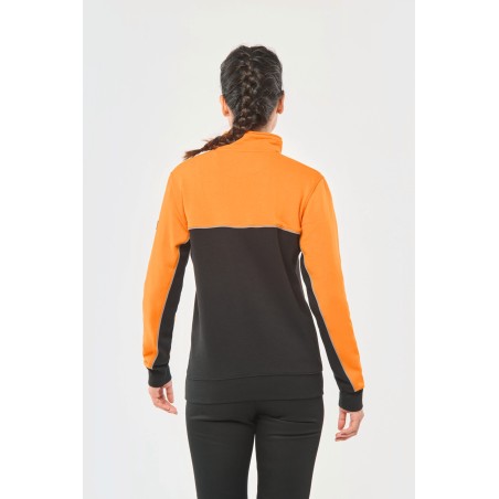 Sudadera 1/4 cremallera ecorresponsable– Unisex